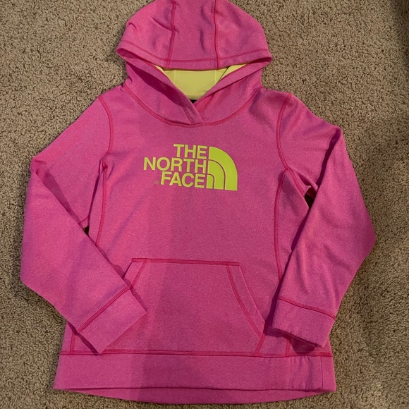 The North face womens pink hoodie - Picture 1 of 5